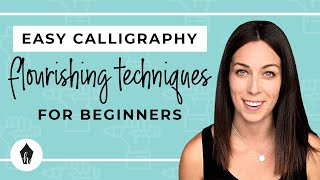 The EASIEST Way To Start Flourishing Your Calligraphy For Beginners [upl. by Mckee587]