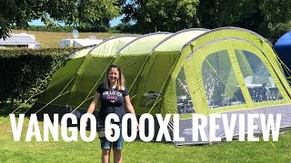 VANGO Marna 600XL tent and set up tour  review  Family Camping vangotentsandessentials [upl. by Siusan]