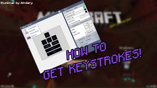 TUTORIAL How To Get Keystrokes For Minecraft Bedrock Windows 10 Only [upl. by Madson]