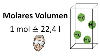 Molares Volumen  Berechnung  Chemie Endlich Verstehen [upl. by Doowrehs]