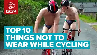 Top 10 Things Not To Wear While Cycling [upl. by Alleunam]