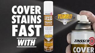 Prime Faster with Zinsser Cover Stain Turbo Spray [upl. by Pearline401]