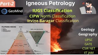 Igneous Petrology  IUGS Classification  CIPW Classification  Geology  Geography  UPSC  GATE [upl. by Ennelram735]