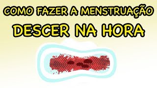 COMO FAZER A SUA MENSTRUAÇÃO DESCER  3 RECEITAS SERA QUE FUNCIONA [upl. by Sunderland454]