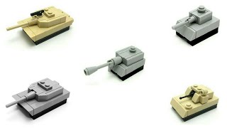 How to build different tank LEGO mini [upl. by Elamef422]