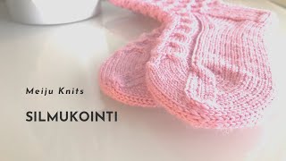 Silmukointi sukan päättely silmukoimalla Meiju Knits Vinkit [upl. by Silsby]