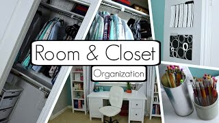 How to Organize Your Room and Closet BEST Tips and Tricks  DIYs [upl. by Dimitris289]