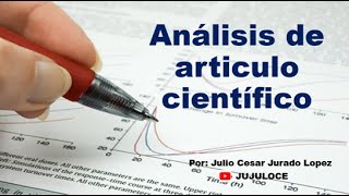 Análisis de articulo científico [upl. by Eidas748]