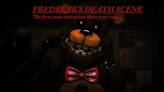 SFM FNaF Fredbears Death Scene Remastered [upl. by Anod715]