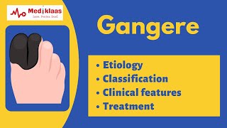 Gangrene  An overview  Etiology Classification clinical features  Mediklaas [upl. by Leslie803]