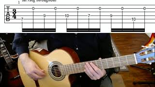 Learn How to Play Asturias Leyenda Intro on Guitar  Lesson amp TAB [upl. by Allez]