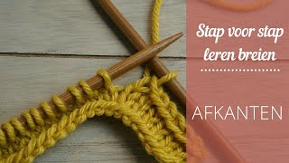 Je breiwerk afkanten [upl. by Jessa]