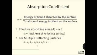 AP141 Reverberation Time and Sabines Formula [upl. by Azrim]