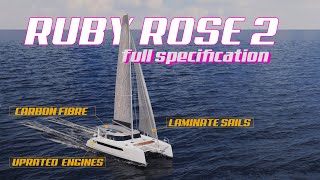 Ruby Rose 2 FULL SPECIFICATIONS  Seawind 1370 Update [upl. by Ylremik]