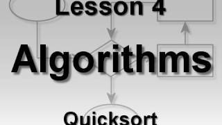 Algorithms Lesson 4 Quicksort [upl. by Eural448]