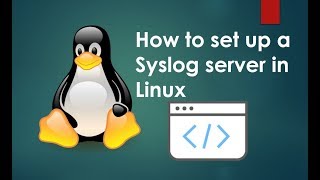 Linux  How to set up a Syslog server via CLI [upl. by Nolyak]