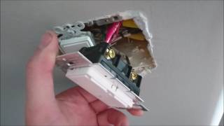 HOW TO WIRE A LUTRON MAESTRO FAN AND LIGHT SWITCH AND MODULE [upl. by Roobbie]