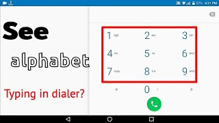 How to typing in dialer pad  Type alphabet  Fast Searching name  without apps  3 [upl. by Steep]