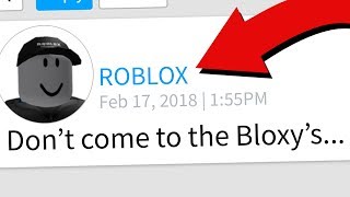 GETTING BANNED FROM THE BLOXY AWARDS [upl. by Semaj]