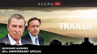 Acorn TV  Midsomer Murders 20th Anniversary Special Trailer [upl. by Namyaw]