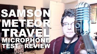 Samson Meteor USB Microphone Review  Test [upl. by Enatan]