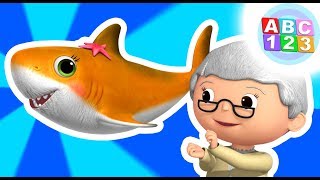 Baby Shark  Learn The Famous Dance  Nursery Rhyme For Babies  Learn With ABC 123 [upl. by Israeli]