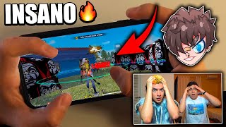 ASI REACCIONAMOS AL VER LAS MANOS DE RUOK JUGANDO FREE FIRE EN SU TELEFONO brutal  TheDonato [upl. by Ryun]