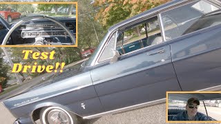 1965 Ford Galaxie 500 LTD COLD Start amp Test Drive [upl. by Olympie]