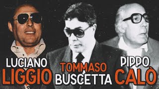 Pippo Calò vs Tommaso Buscetta vs Luciano Liggio Maxiprocesso a cosa nostra 1986 [upl. by Eimmis]