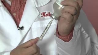 Proper Method for Filling a Syringe [upl. by Ettesil151]