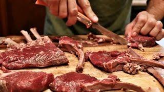 How to butcher deer bonein venison chops EASY [upl. by Moreland]