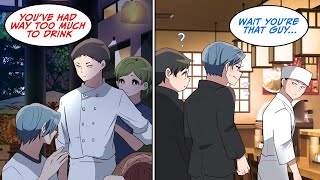 I saved my employee from this drunk customer but then Manga Dub [upl. by Nyleahcim]