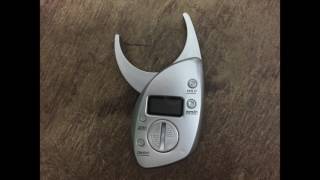 TOOGOOR Digital LCD Body Fat Caliper Skin Fold Thickness Health Fitness Weight Gender [upl. by Bovill]