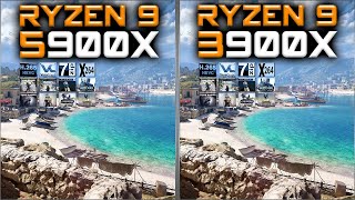 Ryzen 9 5900X vs Ryzen 9 3900X Benchmarks – 15 Tests 🔥 [upl. by Lombardi983]