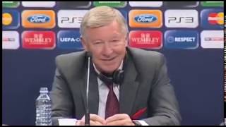 Sir Alex Ferguson Was Not Nice To Stupid Journalists [upl. by Atekehs]