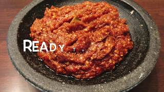 Homemade Indonesian Spicy Chili Paste Sambal [upl. by Ezana232]