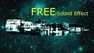 Spaceship Takeoff Sound Effect  Royalty Free [upl. by Yrokcaz]