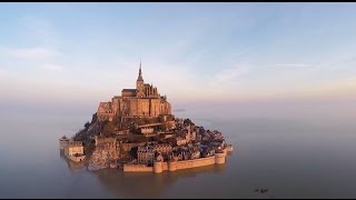 The Magical MontSaintMichel an Island once more at high tide [upl. by Joub]