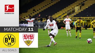 Stuttgart outclasses weak BVB  Dortmund  VfB  15  All Goals  Matchday 11 – Bundesliga 202021 [upl. by Sharl483]