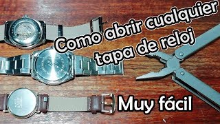 Como ABRIR un Reloj facil  Con Herramientas Basicas [upl. by Supple]