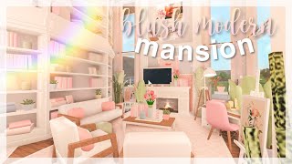 BLOXBURG Blush Roleplay Mansion  House Build [upl. by Orfurd581]